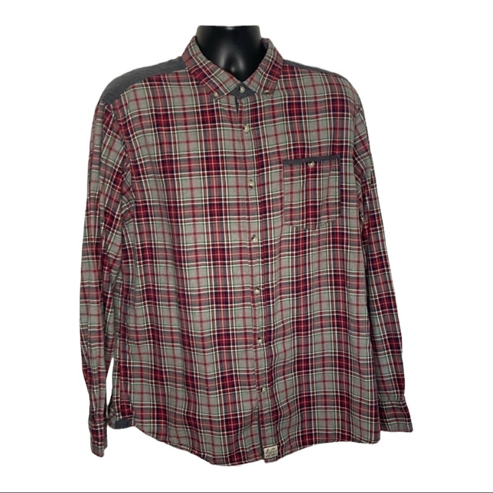 F & F Striped Button Down Sz XL